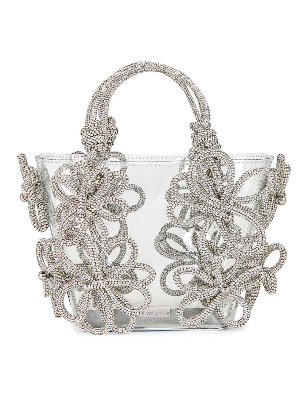 Cult Gaia Bloom Nano Crystal Top Handle Bag